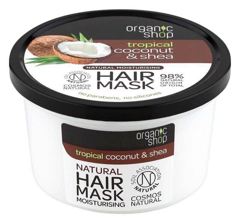 Увлажняющая маска для волос Organic Shop Кокос и Ши 250 мл